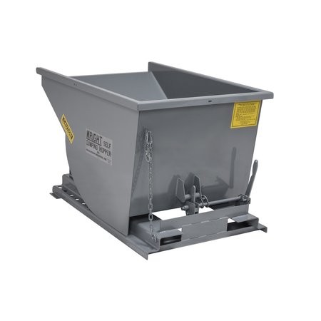 Wright Bump-Release Hopper 1/3 CU YD Heavy Bump-Release Gray 3399BR